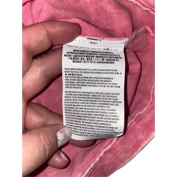 New Vans Junior V Wash Front Tie Tee M - Picture 9 of 13